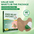 40PCS Knee Patches, Natural Knee Relief Patch, Warming Herbal Patches for Knee Ache, Long Lasting Reduction of Joint Uncomfortable...