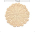 Phantomon 7 Inch Doilies Handmade Round Crochet Cotton Lace Doilies Table Placemats Doilies, Vase Pads Doily, Pack of 4 (Beige)...