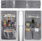 THYGIFTREE Mini Fridge Organizer for Dorm Office 11 Pockets 65.7 x 12.8 In Over the Fridge Caddy Storage Organization Dorm Room Essentials Hold Fl...