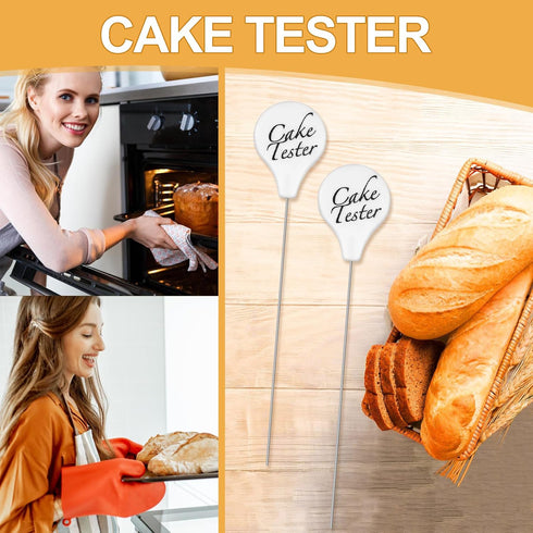 Cake Tester, 2 Packs Cake Tester for Baking Doneness, Stainless Steel Cake Tester Stick, Cake Testers for Baking, Kitchen Auxiliary Baking Tools. ...