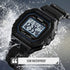 Men Outdoor Sport Digital Watch 5Bar Waterproof Alarm Back Light LED Fashion Chronograph Wristwatches...