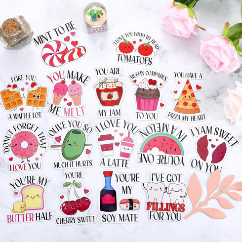16 Pcs Valentine's Day Magnets Funny Cute Magnets Fridge Magnets Adult Refrigerator Magnets Love Puns Magnets for Valentine's Day Home Decorations...