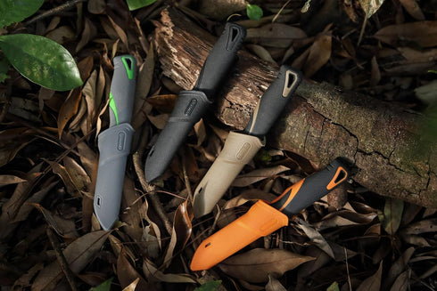 Ganzo G807-BK Fixed Blade Knife 9CR14 Stainless Steel Blade Ergonomic Anti-Slip Handle Camping Hunting Fishing Outdoor EDC Knife with PP Scabbard ...