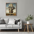 Posterizer 1 pcs-futuristic robotic steampunk head building-Abstract & Modern Art-Fantasy & Fiction Art-Gift for Art Lovers-Decor for Home & Offic...