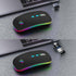 HOTLIFE LED Wireless Mouse, Slim Rechargeable Silent Portable USB Optical 2.4G Wireless Bluetooth Two Mode Computer Mice with USB Receiver and Typ...