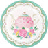 Floral Themed Tea Party Supply Pack Bundle Includes Paper Plates & Napkins for 8 Guests...