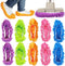 10 Pcs Shoes Cover Dust Duster, Washable Mop Slippers Shoes for Floor Cleaning, Reusable Microfiber Duster Mops for House, Office, Bathroom, Kitch...