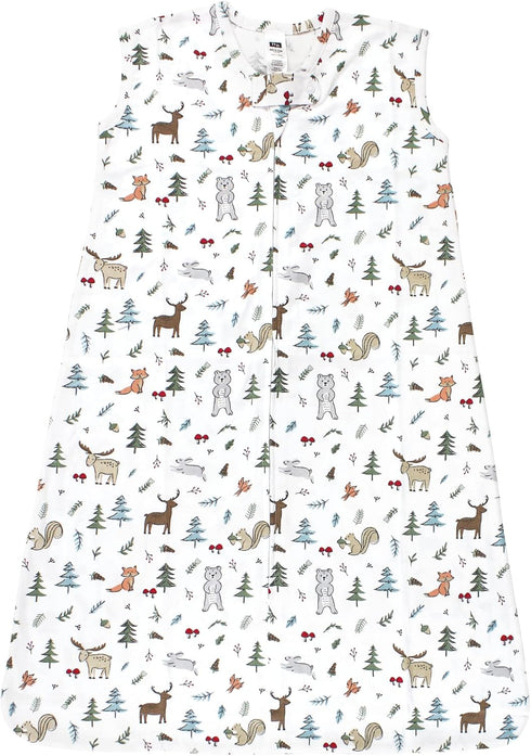 Hudson Baby Unisex Baby Cotton Sleeveless Wearable Sleeping Bag, Sack, Blanket, Woodland Friends, 0-6 Months...