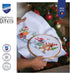 Vervaco Cross Stitch Embroidery Kits, Wall Decoration, Pre-Printed Embroidery Set, Christmas Design Embroidery Picture, 100% Cotton, Embroidery te...