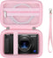 Hard Travel Case for Sony ZV-1F / ZV-1 / ZV-1 II Digital Camera, Digital Camera Protective Case Bag with Mesh Pocket for Battery, USB Cable, SD Ca...