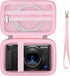 Hard Travel Case for Sony ZV-1F / ZV-1 / ZV-1 II Digital Camera, Digital Camera Protective Case Bag with Mesh Pocket for Battery, USB Cable, SD Ca...