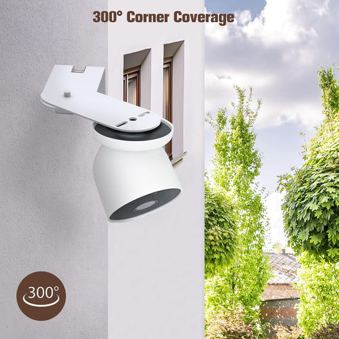 2Pack Metal Corner Wall Mount Compatible with Google Nest Cam Outdoor or Indoor/Battery or Wired-2nd Generation, 300° Rotation Adjustable Bracket ...
