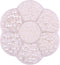 YAKA 3000PCS 1 Box 7Sizes 2.5/3/4/5/6/8/10mm Flat Back Half Round Pearl Cabochon Bead Loose Beads Gem for Nail Craft Scrapbook DIY Decoration (Whi...