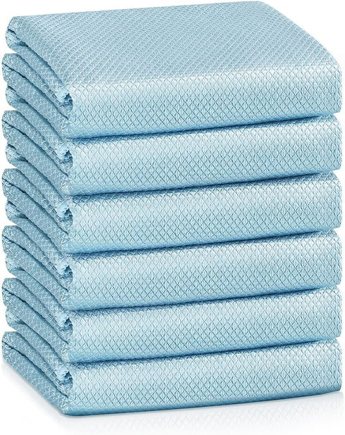 Streak Free Miracle Cleaning Cloths Easy Clean Nanoscale,Fish Scale Microfiber Window Mirror Glass Car Stainless Steel Cleaning,Lint Free Dish clo...
