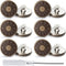 12 Sets Adjustable Buttons for Jeans, 20mm No Sew Instant Metal Buttons, Removable Jean Buttons Replacement Repair Kit with Threads Rivets and Scr...