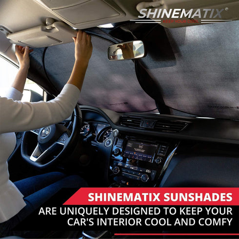 1-Piece Windshield Sunshade Foldable Car Front Window Sun Shade for Most Sports Cars SUV Truck - Best Heat Shield Reflector Cover - Blocks Max UV ...