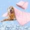 Dog Cooling Mat, Premium Lightweight Pet Cooling Blanket Bed Cover for Dogs, Cat, Puppies | Ice Silk Cooling Pad for Dogs Furniture Protector | Ma...