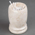 Creative Home Natural Java Marble Toothbrush Tumbler 3.3" x 4.5" | Solid Carved Stone Cup for Bathroom Sink, Vanity, Makeup Brushes, Razors | Eleg...