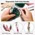 2.25mm Crochet Hook, Ergonomic Handle for Arthritic Hands, Soft Rubber Grip Extra Long? Knitting Needles for Beginners and Knitting Crocheting Yar...