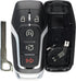 KeylessOption Keyless Entry Remote Smart Key Fob Shell Case for Ford Fusion Mustang Edge M3N-A2C31243800...