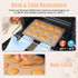 Silicone Baking Mat Macaron - Set of 3 (2 Half Sheet Liners and 1 Quarter Sheet), Non Stick Silicon Cookie Oven Liner For Macaroons, Bake Pans, Pi...