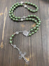 Nazareth Store Pearl Beads Rosary Miraculous Prayer Necklace Strong Metal Mystery Beaded Rosary for Men & Women...