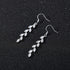 SWEETV Marquise Wedding Dangle Earrings for Brides Bridesmaid, Crystal Long Bridal Earrings for Women Prom...