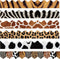 Classroom Bulletin Board Borders Safari Animal Classroom Borders for Wall Decorations DIY Leopard Tiger Cow Print Bulletin Board Sticker for Schoo...