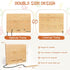 Asweets Montessori Wooden Number Practicing Board, Double-Sided Tracing Board and Shape RecognitionTool to Writing 123 Educational Toy Game for Pr...