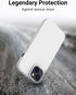 OTOFLY Designed for iPhone 13 Case, Silicone Shockproof Slim Thin Phone Case for iPhone 13 6.1 inch (White)...