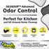 Fresh Regular Professional Microfiber Scrub-N-Wipe Sponge Pads, Fabric Treated with SILVADUR Advanced Odor Control Technology and Charcoal-Infused...