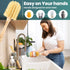 Bottle and Straw Brush Cleaning Set - Ergonomic & Plastic Free Bamboo Bottle Brush, All in One Bottle Cleaning Set, Sturdy Eco Friendly Water Bott...