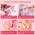 DIY Guka Art Supplies Arts and Crafts for Kids, Creative Crafts Activities Guka Sticker Making Kits, School Classroom Art Toys Bulk Birthday Gifts...