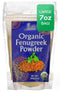 Jiva Organics Organic Fenugreek Powder 7oz Bag - Gluten Free, Non-GMO, Methi Powder, Pure, Raw & Natural - Great As A Spice Or Even For Hair Growt...