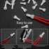 250 Pcs Closed End Crimp Connectors, 22-16/16-14/12-10 AWG Gauge Nylon Insulated Closed End Wire Crimp Cap Wire Connectors, Crimp Cap Terminals Co...