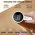 Fabric Shaver, Electric Lint Remover, Rechargeable Lint Shaver, Sweater Defuzzer to Remove Pilling, Battery Operated, 6-blade, 3-speed with LED Di...