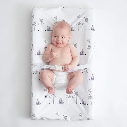 Waterproof Fitted Changing Pad Cover – Soft Plush Minky Fabric - Bears...