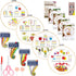 Pengxiaomei Embroidery Kit for Beginners, 4 Set Christmas Patterns, Adjustable Embroidery Hoop, Includes Threads, Needles, Scissors, for Adults......