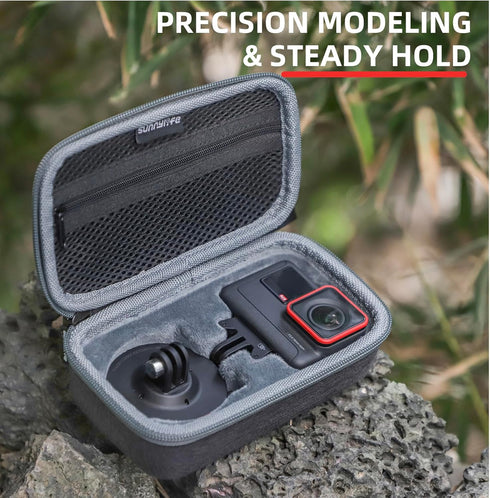 Case for Insta360 Ace Pro Waterproof Action Camera Accessories, Battery Screw Standard Mount Storage Carrying Bag...