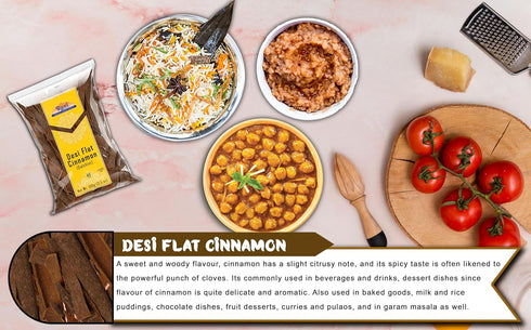 Rani Desi (Dalchini) Flat Cinnamon 3.5oz (100g) ~ All Natural | Vegan | Gluten Friendly | NON-GMO | Indian Origin...