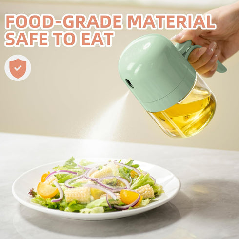 MDZF SWEET HOME Oil Sprayer for Cooking,10oz Refillable Olive Oil Spray Bottle,Air Fryer Accessories,Ideal for Salad,Baking,BBQ,Frying,Healthy Coo...