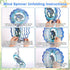 Sea Turtle Wind Spinner, Garden Wind Spinners 3D Hanging Turtle Garden Decor Metal Wind Kinetic Sculpture Gifts for Women Girls Outdoor Indoor Orn...
