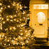 Dazzle Bright C6 Battery Operated Christmas Lights, 2 Pack Total 100LED 34FT Warm White Christmas Lights with 8 Modes, Waterproof Christmas Decora...