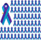 DECYOOL 150 Pcs Suicide Prevention Awareness Ribbons with Safety Pins Teal and Purple Ribbon for Funeral Band Funeral Favors...