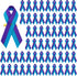 DECYOOL 150 Pcs Suicide Prevention Awareness Ribbons with Safety Pins Teal and Purple Ribbon for Funeral Band Funeral Favors...