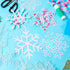 Chinco 18 Pieces Snowflakes Craft Tissue Paper Snowflakes Suncatcher Craft Winter Christmas Craft Window Art Crafts for Kids Classroom DIY Christm...