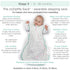 Amazing Baby Cotton Sleeping Sack, Wearable Blanket with 2-way Zipper, Pink Tiny Zebras, Medium (6-12 mo)...