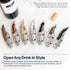 Hicoup Wine Opener - Professional Corkscrews for Wine Bottles w/Foil Cutter and Cap Remover - Manual Wine Key for Servers, Waiters, Bartenders and...
