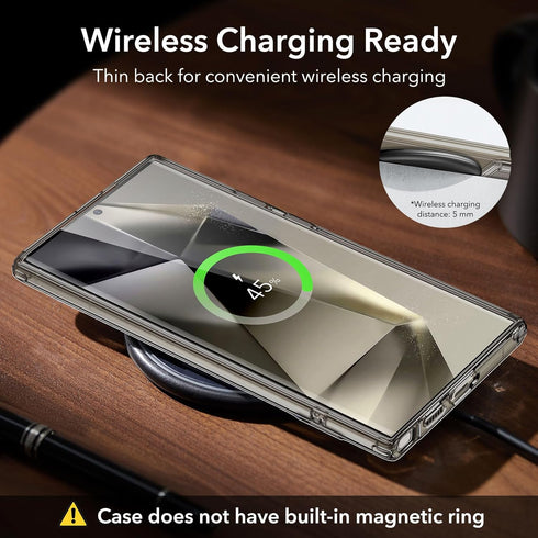 ESR for Samsung Galaxy S24 Ultra Case, Kickstand S24 Ultra Cover with 3 Stand Modes, Military-Grade Drop Protection, Shockproof Slim Phone Case wi...