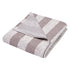 Trend Lab Soft Receiving Deluxe Sweatshirt Knit Baby Blanket, Rugby Stripe...
